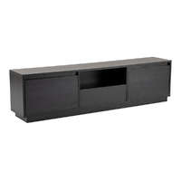 Hanah Home Vanguard Wood Black TV-állvány, fekete