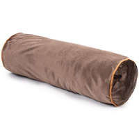 4-Home Párna henger, sötétbarna, 50 x 15 cm, sötétbarna