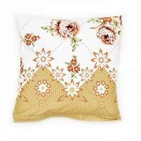 Bellatex Rózsa párnahuzat, barna, 40 x 40 cm