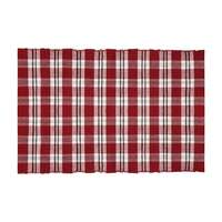 4-Home Happy check alátét bordó/fekete, 30 x 45 cm