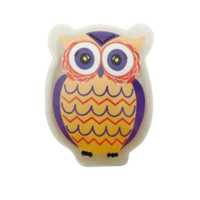 4-Home Bagoly meleg zselés párna, sárga, sárga