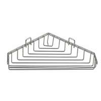 Aqualine AQUALINE 37003 Chrom Line drótos sarokszappantartó, króm