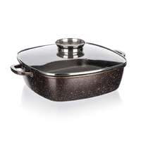 Banquet Banquet PREMIUM Dark Brown sütőedény tapadásmentes felülettel, 28 x 28 x 8 cm