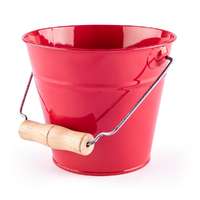 Woody Woody kerti vödör, 15 x 13 cm, piros