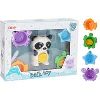 4-Home Panda fürdőjáték készlet, 5 db, 4 hónapos kortól