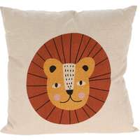4-Home Hatu Oroszlán gyerek párna, 40 x 40 cm, poliészter