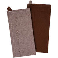 4-Home Heda konyharuha csokoládé, 50 x 70 cm, 2 db-os szett