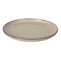 4-Home EH Beige porcelán lapostányér, 24 cm