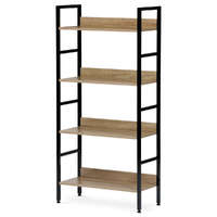 Autronic Polcos állvány GD-314 OAK Denny, 4 polc, 60 x 27,5 x 125,5 cm, 4 emelet