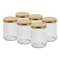 4-Home Browin Twist befőttesüveg szett 500 ml fedővel, 6 db