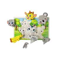 Rappa Rappa fa puzzle állatok, 8 darab