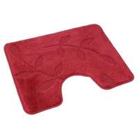 Kvalitex Kvalitex Levelek WC szőnyeg bordó, 60 x 50 cm