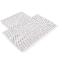 4Home 4Home Welle fürdőszobaszőnyeg szett , 50 x 60 cm, 60 x 100 cm, bézs