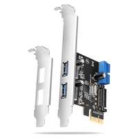 AXAGON AXAGON PCEU-232RS, 2+2x USB 5Gbps port, PCIe card, SATA power, SP & LP