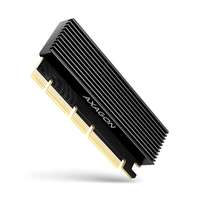 AXAGON AXAGON PCEM2-XS, 1x internal M.2 NVMe slot, PCIe X16/X8/X4 card w. passive alu heatsink