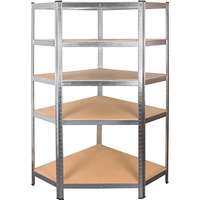 Aga AGA fém, sarok, 180×90×40 cm, 5 polc