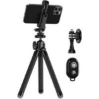 Apexel Apexel Multi-functional 360° Rotatable Vlog Clip with Octopus Tripod