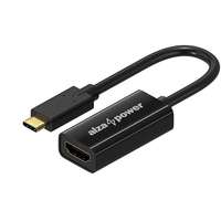 AlzaPower AlzaPower USB-C (M) to HDMI 2.0 (F) 4K 60Hz 0,15m, fekete