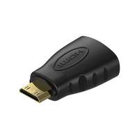 AlzaPower AlzaPower Mini HDMI-C (M) to HDMI (F) 10.2 Gbps FullHD, fekete