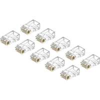 AlzaPower AlzaPower Patch CAT6 UTP RJ45 8p8c árnyékolatlan, hajtogatott, vezetékre, 10-es csomagban