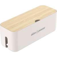AlzaPower AlzaPower Cable Box Deluxe Small, fehér