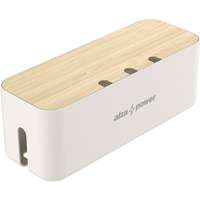 AlzaPower AlzaPower Cable Box Deluxe Large, fehér
