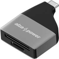 AlzaPower AlzaPower USB-C 3.2 Gen 1 Metal Memory Card Reader ezüst