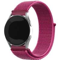 Eternico Eternico Airy Universal Quick Release 22 mm - Beet Red and Pink edge