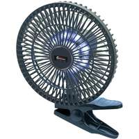 COMPASS Compass Silent ventilátor 210mm AKU nabíjecí 2000 mAh s osvětlením klips