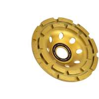 GEKO GEKO Dupla soros, csészés gyémánt csiszolótárcsa, 125x5x22,23 mm