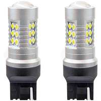 Amio AMIO LED izzó 1156 CAN-BUS 24x SMD 3030 T20 7440 w21w 12V/24V fehér 5600k, 2 darabos készlet