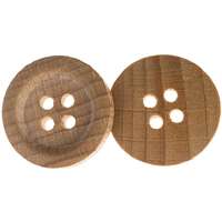 Knoflíky Žirovnice Žirovnice 2 cm-es kerek fa gomb, 366318A, 3 darabos készlet