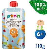 SALVEST SALVEST Ponn BIO gyümölcsös smoothie joghurttal és keksszel (110 g)
