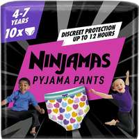 PAMPERS Pampers Ninjamas Pyjama Pants Szívecskék 4-7 év (10 db)