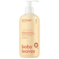 ATTITUDE ATTITUDE Baby Leaves 2 az 1-ben, körtelé aromával, 473 ml