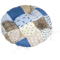 BELLATEX BELLATEX Adéla 62/240 kerek steppelt, átmérő 40 cm, patchwork kék