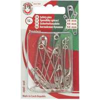 BELLATEX BELLATEX s.r.o. G - biztosítótű Fe mix 28,40,50mm (h.1,2,3) 12db/tányér ezüst