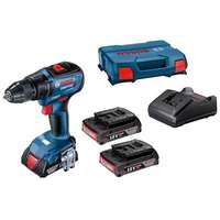 Bosch Professional BOSCH GSB 18V-50 2x5,0 Ah + L-BOXX