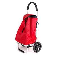 BRILANZ BRILANZ gurulós bevásárlótáska 98 x 48 x 36 cm, összecsukható, piros