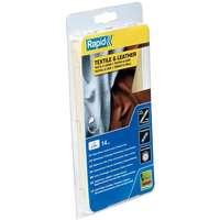 RAPID Rapid ragasztórúd 12 x 190 mm, textil és bőr, 14 db