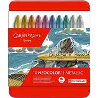 CARAN D'ACHE CARAN D'ACHE Neocolor I 10 metalických barev