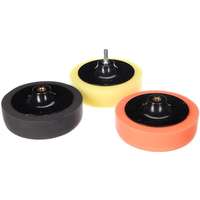 SIXTOL SIXTOL Car Detailing Pad 3 Autóápoló polírozó párna/szivacs készlet hordozóval, 3 db