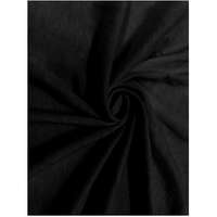 Chanar CHANAR Jersey lepedő STANDARD 90 × 200 cm, fekete