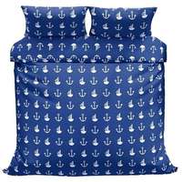 Kaptan Kaptan, krepp, Kék horgony 140 × 200, 70 × 90 cm