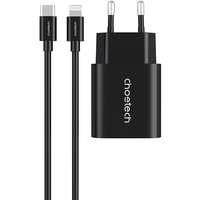 Choetech ChoeTech PD20W Type-C Wall Charger + MFi USB-C to Lightning Cable, black