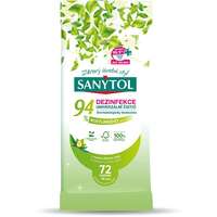 SANYTOL SANYTOL 94%-ban növényi eredetű fertőtlenítő kendő 36 db