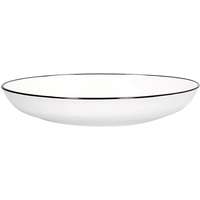 by inspire by inspire Tálka, 13×2,3 cm, fehér + fekete szegély