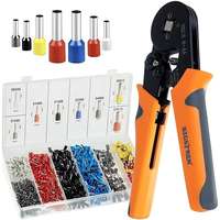 Bigstren Bigstren 22717 Krimpelő fogó és érvéghüvely készlet, 1200 db