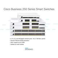 CISCO CISCO CBS250 Smart 8 port GE, Desktop, Ext PSU