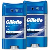 GILLETTE GILLETTE Arctic Ice zselés izzadásgátló, 2 × 70 ml